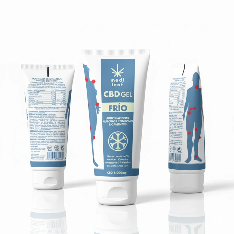 Gel recuperador efecto frío | Sport Cream Cold | 3.000mg CBD Gel recuperador efecto frío | Sport Cream Cold | 3.000mg CBD - Imagen 2