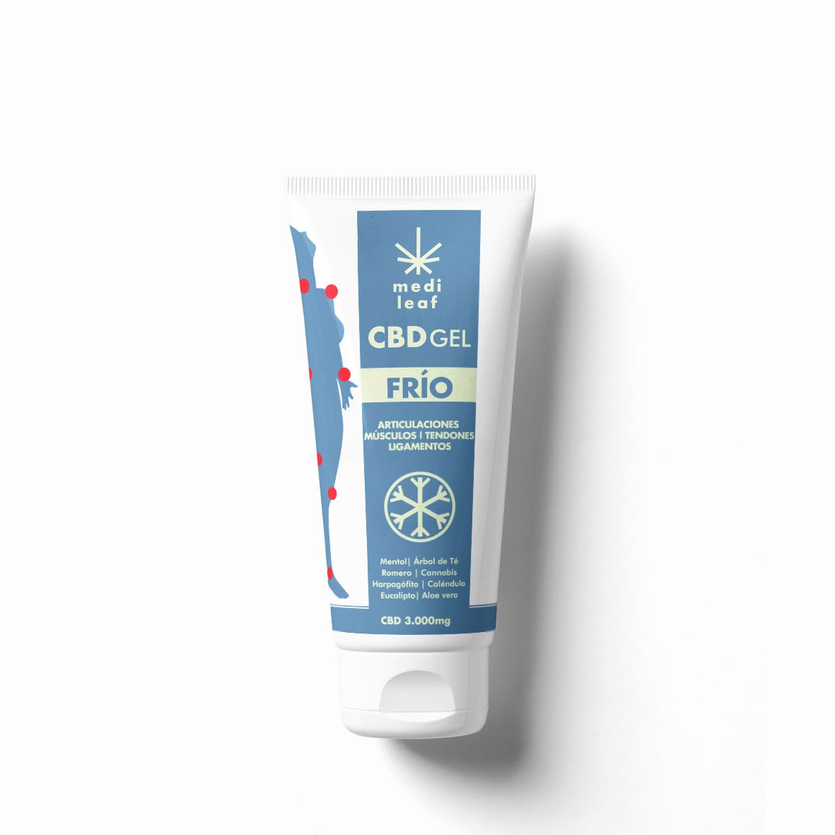 Gel recuperador efecto frío | Sport Cream Cold | 3.000mg CBD Crema CBD Dolor Muscular 3000mg - Efecto Frío para Deportistas - Recuperación Rápida