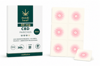 Parches CBD 30mg Extra Fuerza MediLeaf – Hasta 36 horas de alivio continuo