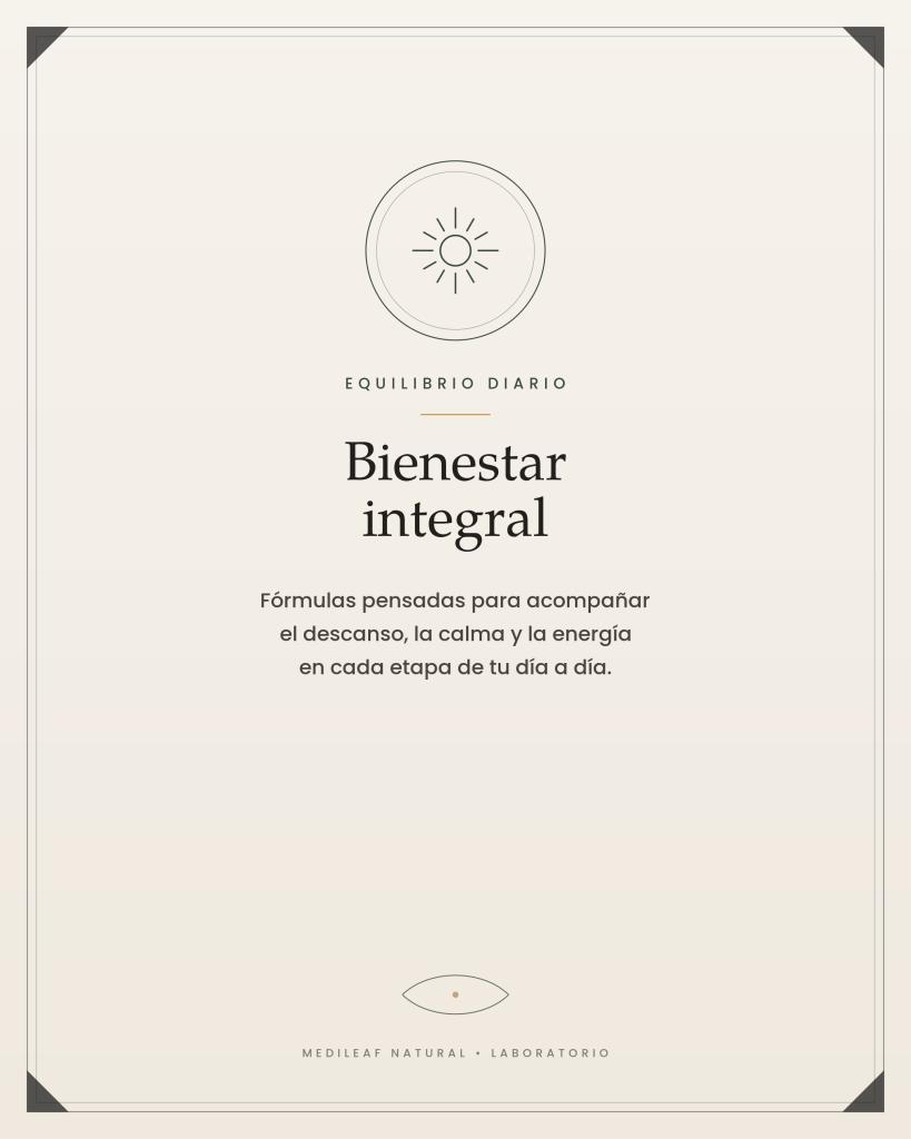 Bienestar natural con suplementos MediLeaf